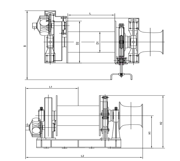  Hydraulic Winch